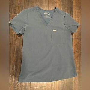 Figs Catarina one pocket scrub top size XS dark harbor